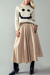 Evelyn Pocket Midi Skirt (2 Color Ways)