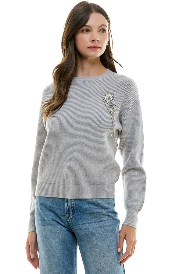 Flower Chain Sweater (2 Color Ways)