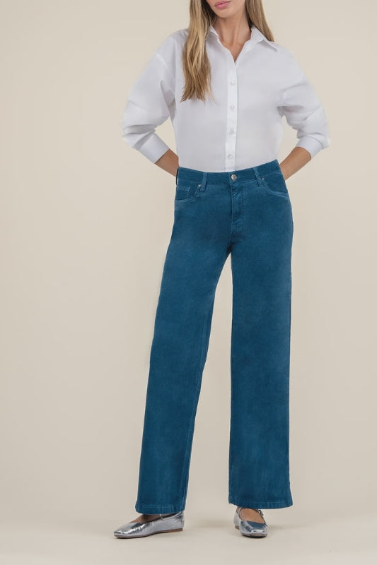 Plush Velvet Five-Pocket Pants