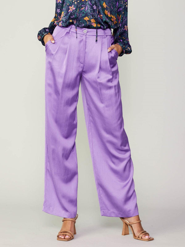 Royal Lilac Silky Trouser