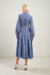 Striped Shirt Dress