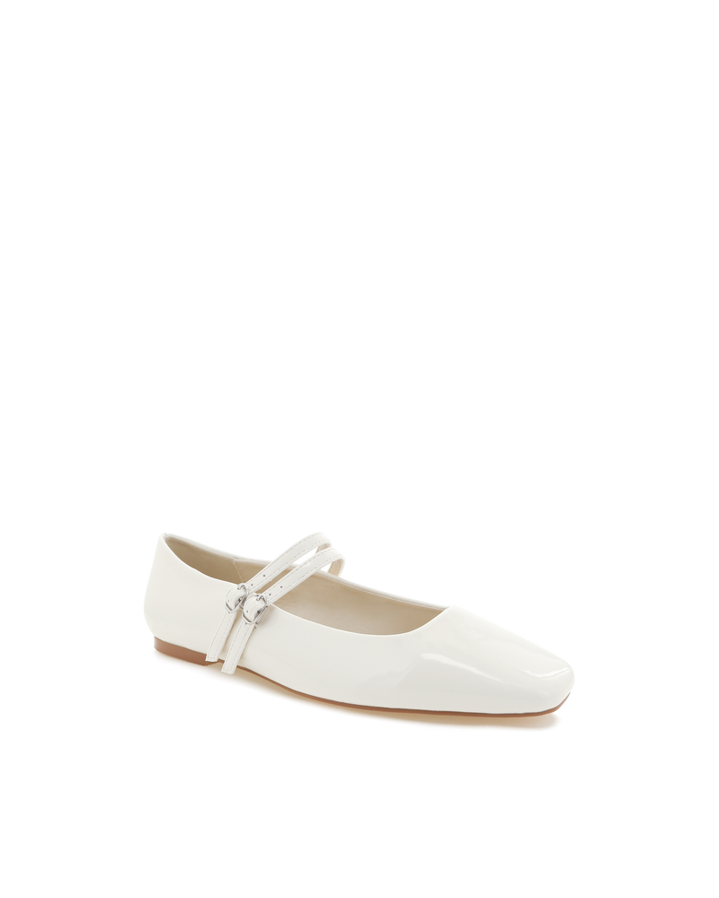 Finnegan Bone Patent Leather Flats