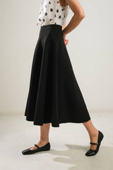 Woven Midi Skirt (2 Color Ways)