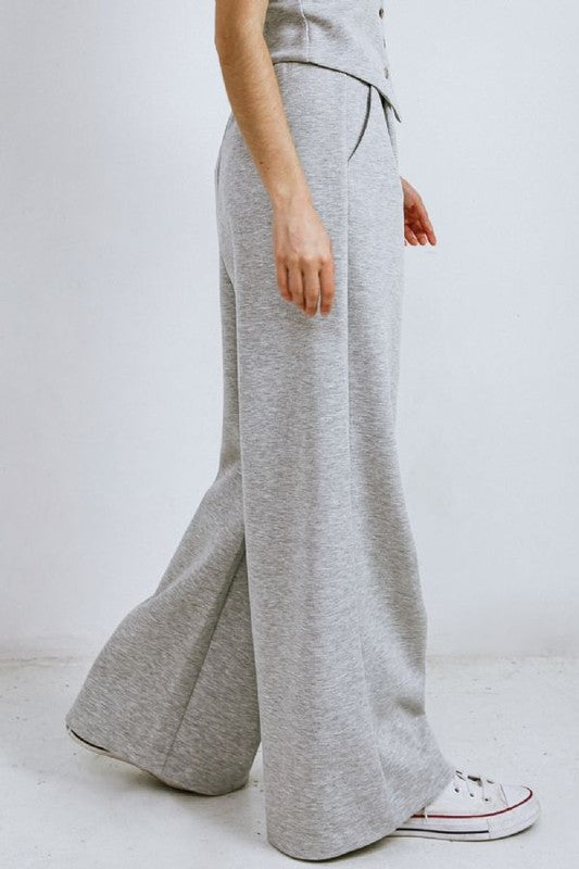 Wide leg Knit Pant