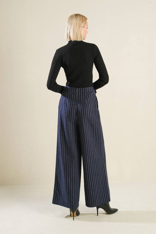 Woven Striped Pant