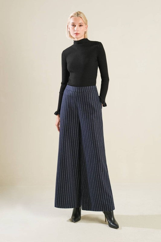 Woven Striped Pant