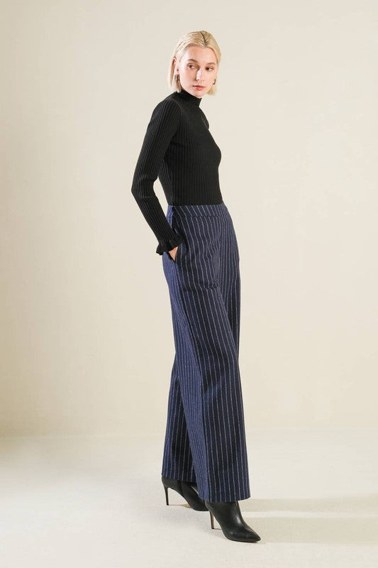 Woven Striped Pant