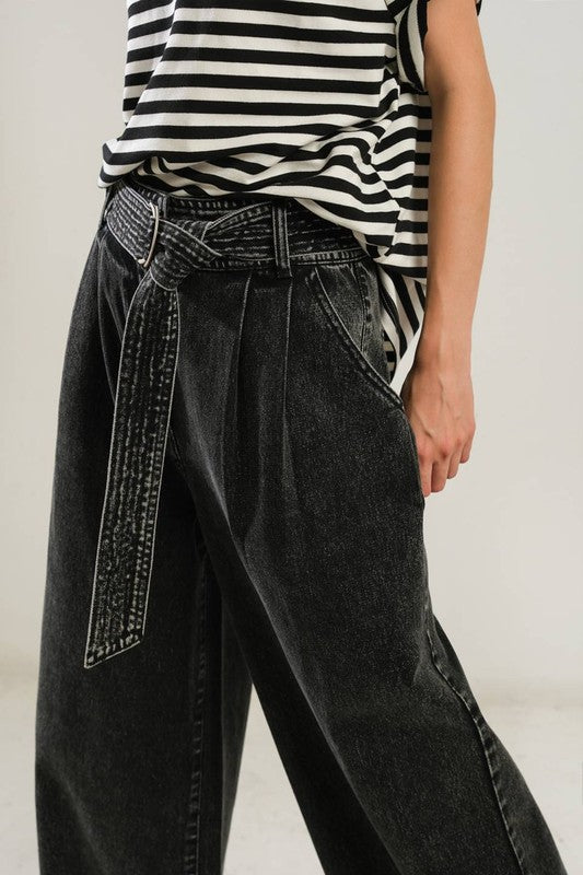 Charcoal Washed Denim Pant