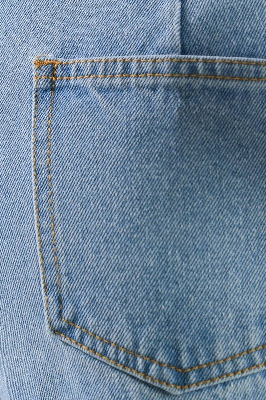 Washed Blue Denim Pant