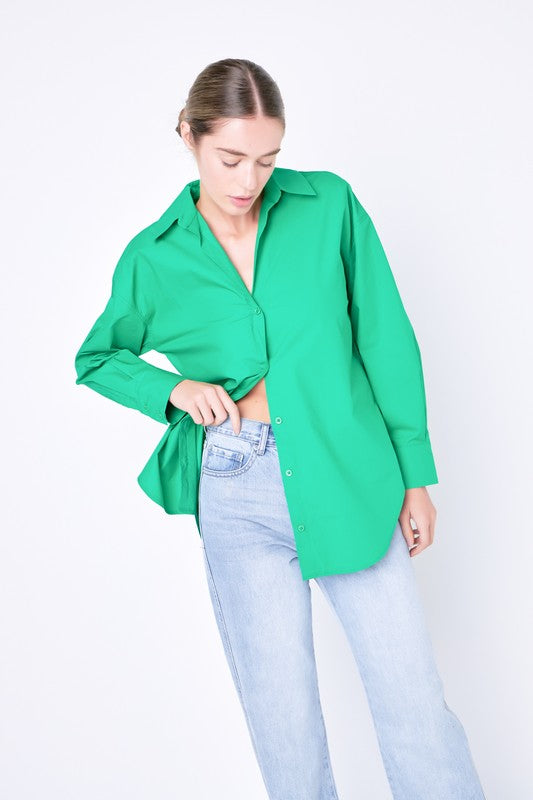 Oversized Button Down Shirt (2 Color Ways)