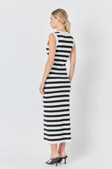 Striped Midi Dress