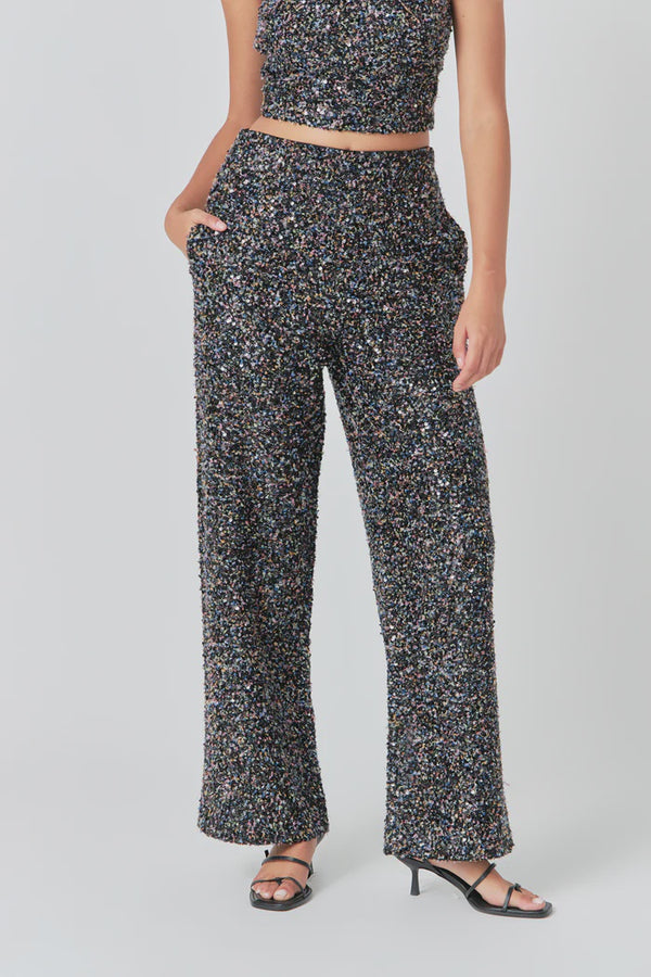 Boucle Tweed Pants