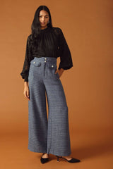 Tweed Wide Leg Pant