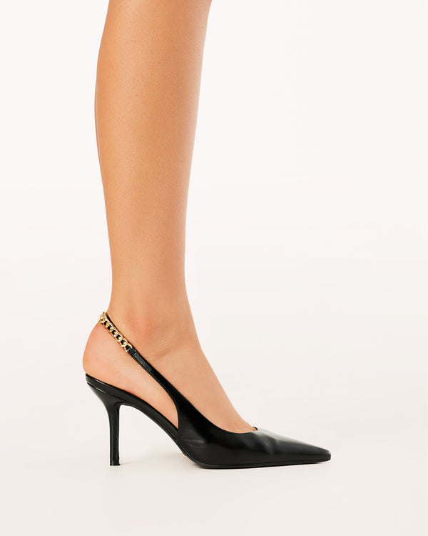 Kabir Black Slingback