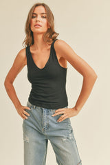 Double Layered V-Neck Tank Top