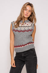 Nordic Pattern Sweater Vest