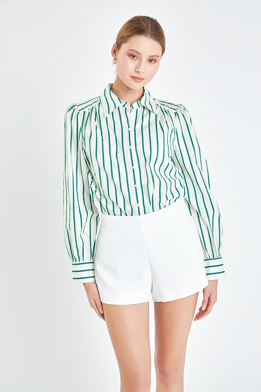 Stripe Cotton Shirt