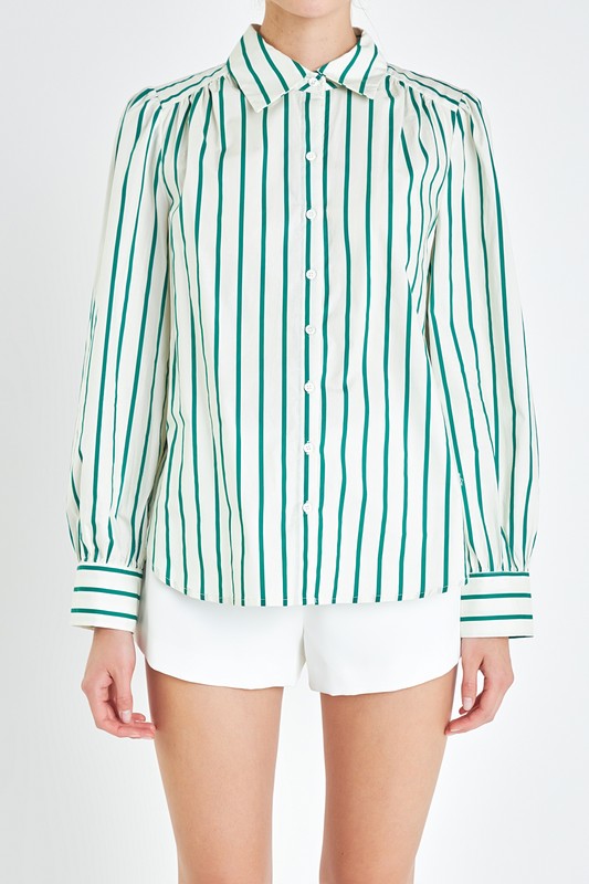 Stripe Cotton Shirt