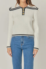 Sailor Stripe Knit Sweater