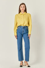 Mustard Collared Shirt