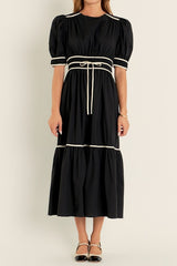 Black Midi Length Dress