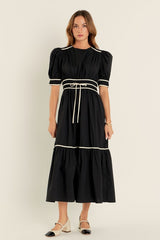 Black Midi Length Dress