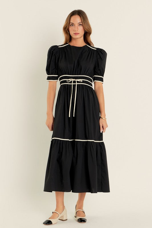 Black Midi Length Dress