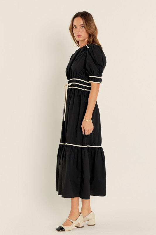 Black Midi Length Dress