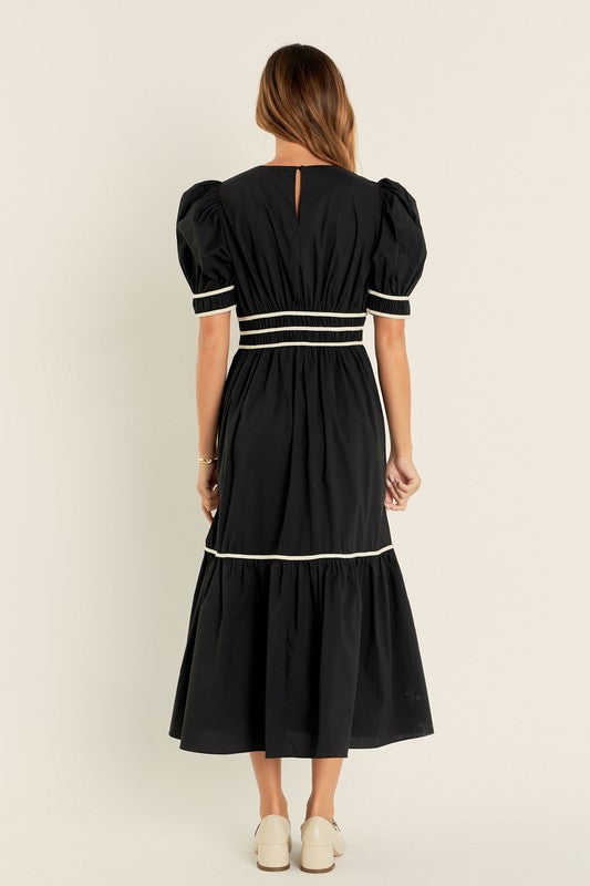 Black Midi Length Dress