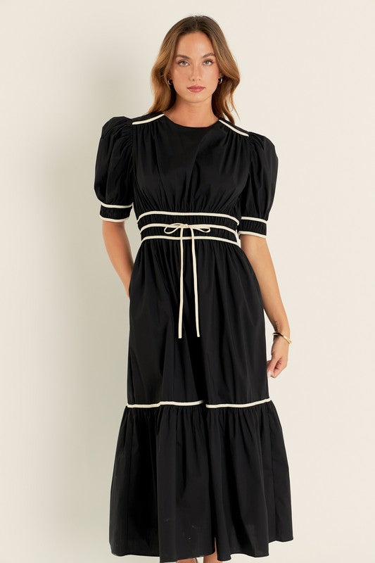 Black Midi Length Dress