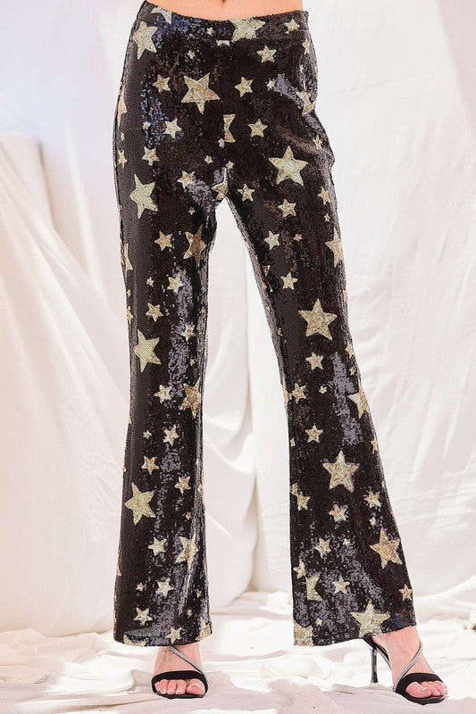 Bell Bottom Star Struck Pants