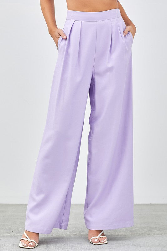 Milky Lilac Woven Pants