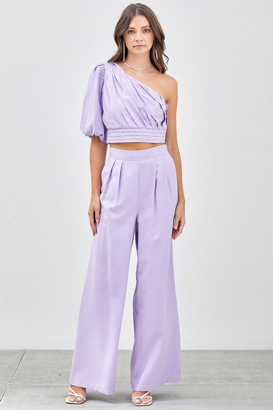 Milky Lilac Woven Pants